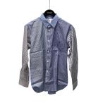 コムデギャルソンシャツ COMME des GARCONS SHIRT ストライプ 長袖シャツ FZ-B107 ブルー サイズ:XS