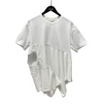 コムデギャルソン COMME des GARCONS 23SS アシンメトリースイッチカットソー GK-T008 ホワイト サイズ:M