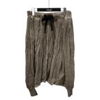 ショッピングサルエル スタジオビースリー STUDIO B3 染色サルエルパンツ ベージュ サイズ：S