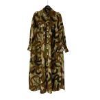 ショッピングディースクエアード ディースクエアード DSQUARED2 22SS 総柄 ベルテッドコットンワンピース S75CV0526 グリーン×ブラウン サイズ：48