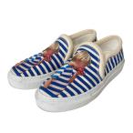 [ снижение цены ]J.W.ANDERSON туфли без застежки 17871734nq голубой × белый размер :42(26cm соответствует ) (EC)