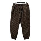 フェンディ FENDI イージーパンツ fab527 a797 ブラウン サイズ：46