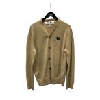  Play Comme des Garcons PLAY COMME des GARCONS AD2021 вязаный кардиган AZ-N024 бежевый размер :XL