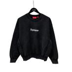 シュプリーム Supreme 25SS Washed Box Logo Crewneck クルーネックスウェット ブラック サイズ：S