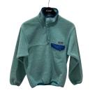 ショッピングタグ パタゴニア Patagonia 90s 雪なしタグ USA製 スナップT フリースジャケット グリーン サイズ：XS