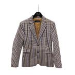 ディースクエアード DSQUARED2 ここのえ期 テーラードジャケット ブラウン×ネイビー サイズ：48