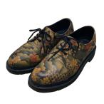 ドクターマーチン Dr．Martens 鯉 和柄 レザーシューズ ベージュ サイズ：4(23cm相当）