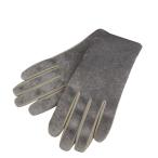  Issey Miyake ISSEY MIYAKE велюр × овечья кожа металлик свечение блейзер перчатки IM01AF101 белый × серебряный 