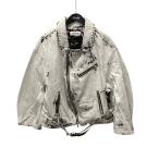 ディスカバード DISCOVERED 25AW BLEACH W RIDERS BLOUSON ライダースジャケット DC-AW25-BL-01 ホワ