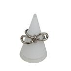 ショッピングバレンシアガ バレンシアガ BALENCIAGA BOW RING リング シルバー サイズ：7.5号