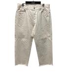 ショッピングロンハーマン ロンハーマン Ron Herman カットオフ ボタンフライ デニムパンツ 7120600021 アイボリー サイズ：XL