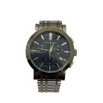 バーバリー BURBERRY クロノグラフ クオーツ腕時計 BU1360 ブルー×シルバー