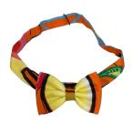  Hermes HERMES NOEUD PAPILLON бабочка галстук orange × желтый 