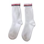  MiuMiu MIU MIU 26SS STRIPE DETAIL SOCKS носки размер :24cm