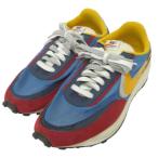 【値下げ】NIKE×sacai 「LDWAFFLE」 スニーカー ブルー×レッド サイズ：28ｃｍ (渋谷神南店)