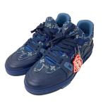 LOUIS VUITTON × NIGO 2021AW 「LV Trainer Blue Denim」 LVトレイナーラインスニーカー ブルーデニム