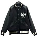 ショッピング比較 ティーエムティー マーブルズ TMT Marbles 「Varsity Jacket」ヴァーシティジャケット ブラック サイズ：M