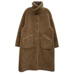 ペレッシモ PELLESSIMO ボアコート ブラウン サイズ:M