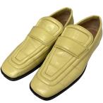 【値下げ】BOTTEGA VENETA ローファー クリームホワイト サイズ：38 (EC)