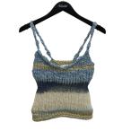  стерео Rene bolistjerneborg ceblue camisole вязаный топ белый × голубой размер :-