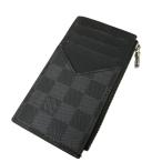 ショッピングダミエ 【値下げ】LOUIS VUITTON コインカード・ホルダー ダミエ・グラフィット ブラック (渋谷神南店)