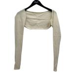 ビオトープ yo BIOTOP カシミヤアームカバー アイボリー サイズ：FREE