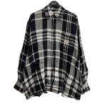 ショッピングstussy 【値下げ】OUR LEGACY×stussy BORROWED SHIRT チェックシャツ ホワイト×ブラック サイズ：S (渋谷神南店)