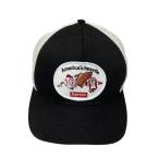 シュプリーム Supreme メッシュキャップ ブラック×ホワイト サイズ:-