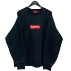 シュプリーム Supreme Box Logo Crewneck ボックスロゴクルーネックスウェット ブラック サイズ：L