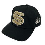 ショッピングstussy ステューシー stussy キャップ ブラック サイズ：57cm(調節可能)
