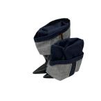 ショッピングロエベ ロエベ LOEWE DENIM ANKLE BOOTS SAMPLE品 切り替えデニムブーツ インディゴ サイズ：36