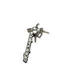 ショッピングバレンシアガ バレンシアガ BALENCIAGA KIT チャームキーリング シルバー