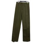 ショッピングヴェネタ ボッテガヴェネタ BOTTEGA VENETA ワイドレッグパンツ カーキ サイズ：36