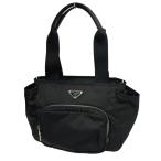 ショッピングプラダ プラダ PRADA リナイロンスモールトートバッグ ブラック サイズ：-