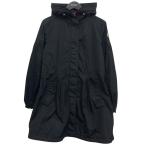モンクレール MONCLER タラワ フーテッドロングコート ブラック サイズ：2