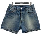 ショッピングPRADA プラダ PRADA トライアングルプレートデニムショーツ インディゴ サイズ：29