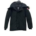 カナダグース CANADA GOOSE JASPER ファーフード付きダウンジャケット ブラック サイズ：XS
