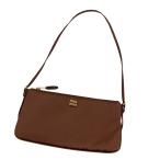 ミュウミュウ MIU MIU サテンショルダーバッグ ブラウン サイズ：-