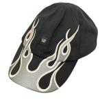 ショッピングYeezy イージーギャップ YEEZY GAP ファイヤーパターンキャップ ブラック×グレー サイズ：-