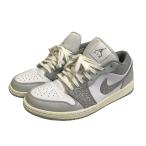 【値下げ】NIKE AIR JORDAN 1 LOW PRM ELEPHANT PRINT DH4269-100 ホワイト／ニュートラル グレー-セイ