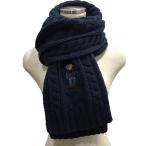 ポロラルフローレン POLO RALPH LAUREN ニットマフラー ネイビー