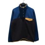 パタゴニア Patagonia 【ライトウェイト シンチラ スナップ プルオーバー】 フリースジャケット 25551 ブルー×ワインレッド サイズ:M