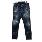 【値下げ】DSQUARED2 20AW 【skater jean】 ストレッチデニムパンツ S74LB0764 インディゴ サイズ：42 (EC)