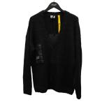 モンクレールジーニアス MONCLER GENIUS FRAGMENT モヘア混カーディガン ブラック サイズ:L