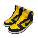 ナイキ×サカイ NIKE×sacai 【DUNK LUX】 ハイカットスニーカー 446446-447 ネイビー×イエロー サイズ:24