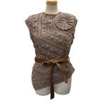 【値下げ】nude vintage リメイクニットベスト ブラウン (EC)
