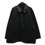 ショッピング比較 コモリ COMOLI 24AW デニムレザーワークジャケット A03-01027 ブラック サイズ：3