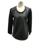 コムデギャルソンガール COMME des GARCONS GIRL フェイクレザーニット GN-N011 ブラック サイズ：M