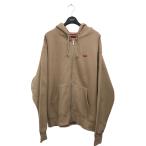 シュプリーム Supreme 25SS Small Box ZipUp Hooded スモールBOXロゴジップパーカー ライトブラウン サイズ：M