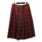 コムデギャルソンガール COMME des GARCONS GIRL AD2020 チェックスカート NF-S005 レッド サイズ:S